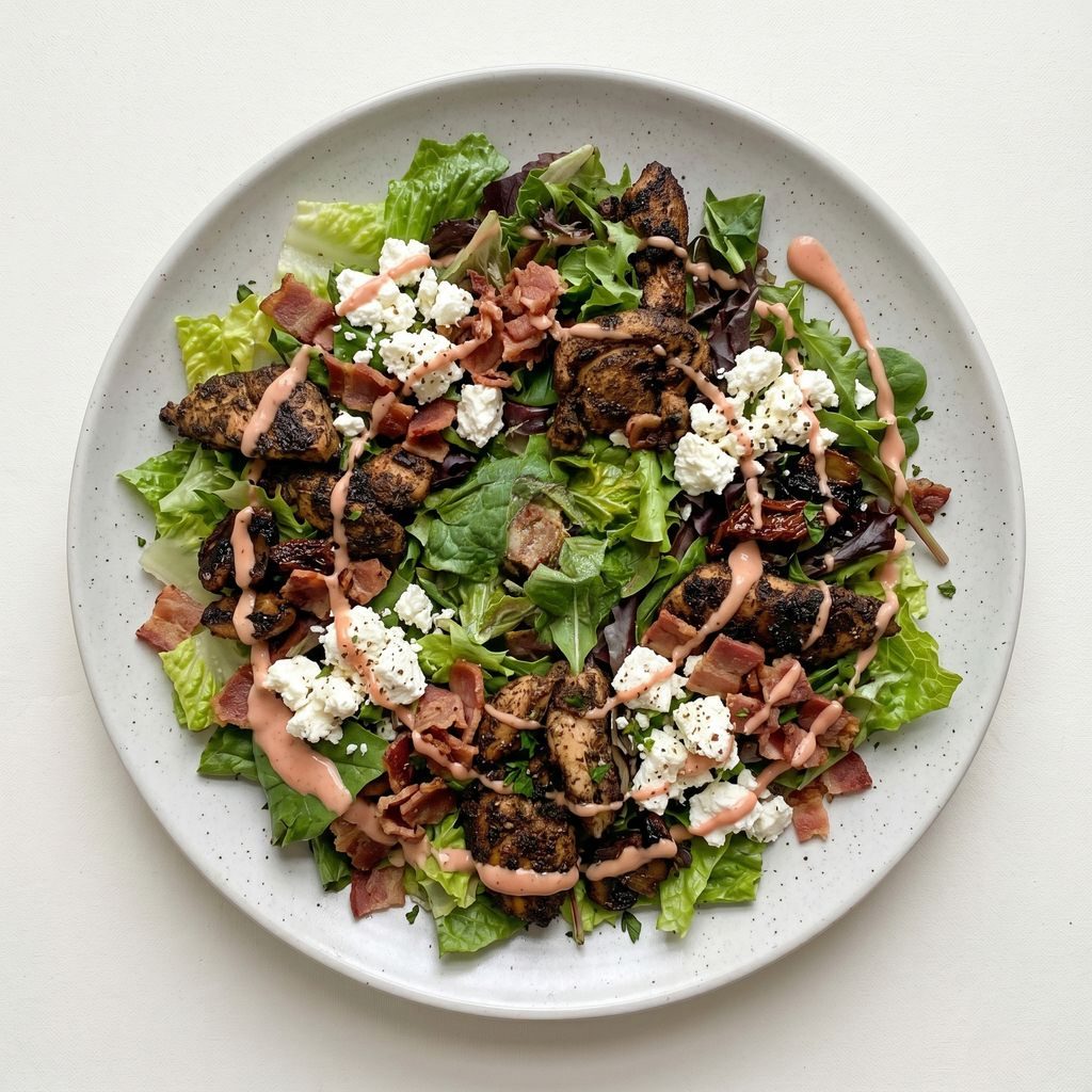 Blackened Chicken Salad with Vinaigrette.