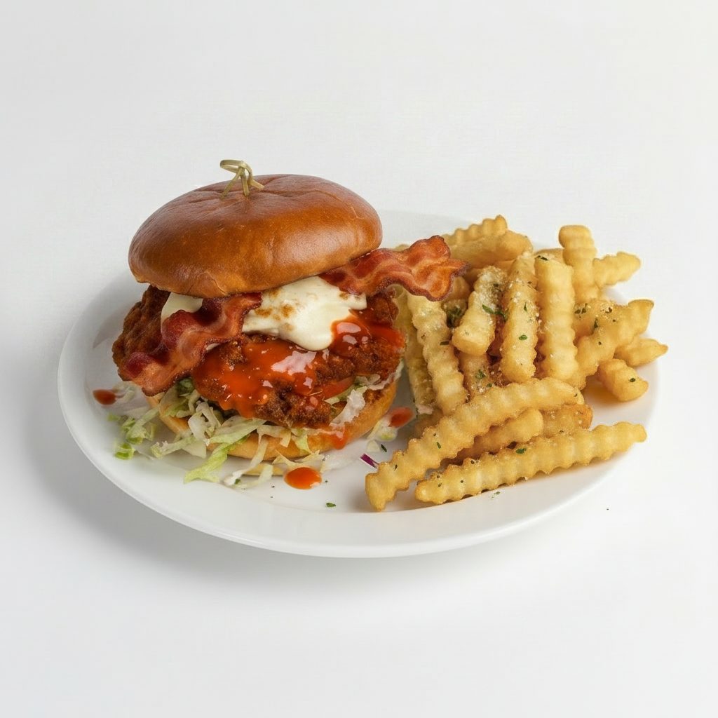 Buffalo Chicken Burger.