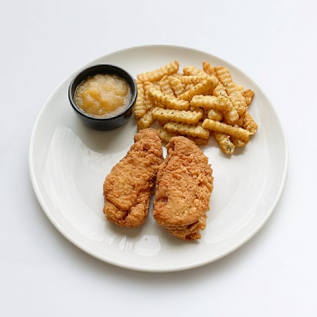 Kids Chicken Strip Meal.