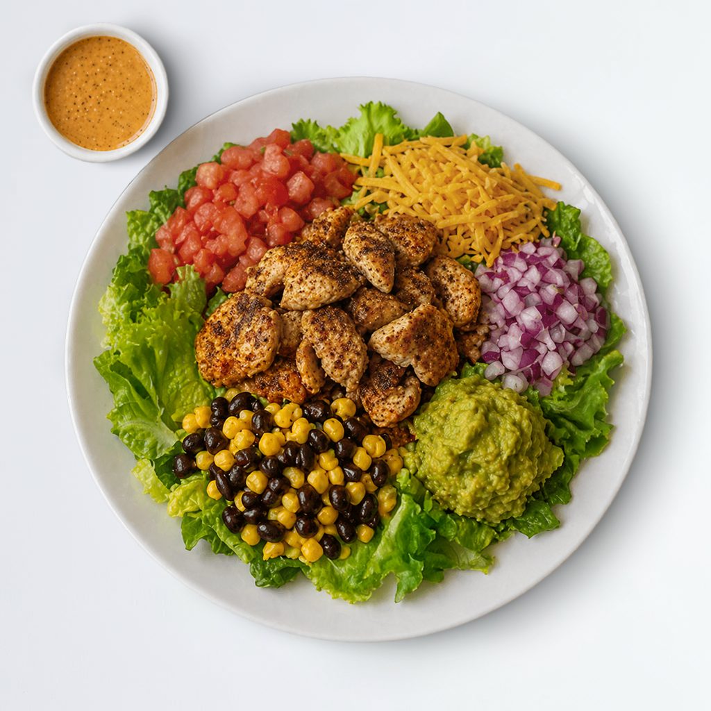 Southwest Salad with Chicken.