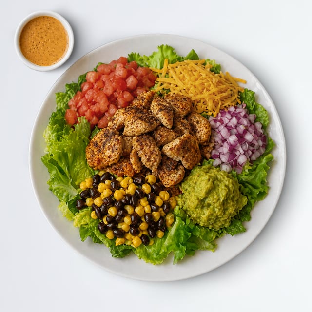 Southwest Salad with Chicken.
