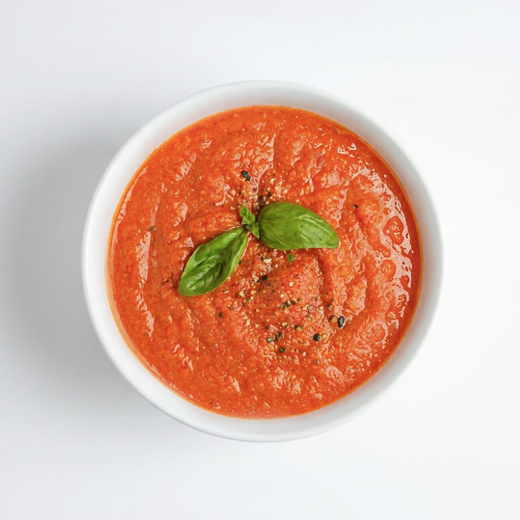 Tomato Basil Soup Cup.