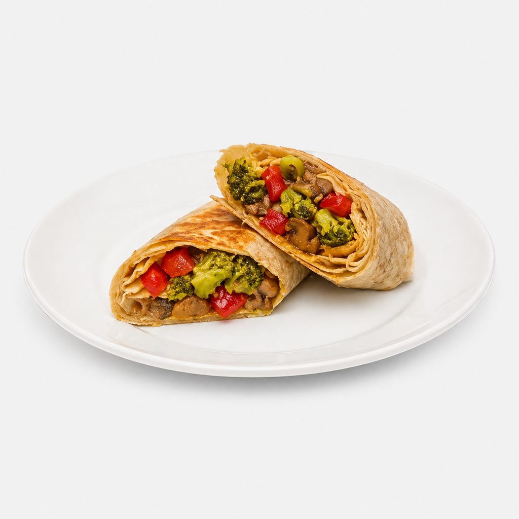 Veggie Wrap Sandwich.
