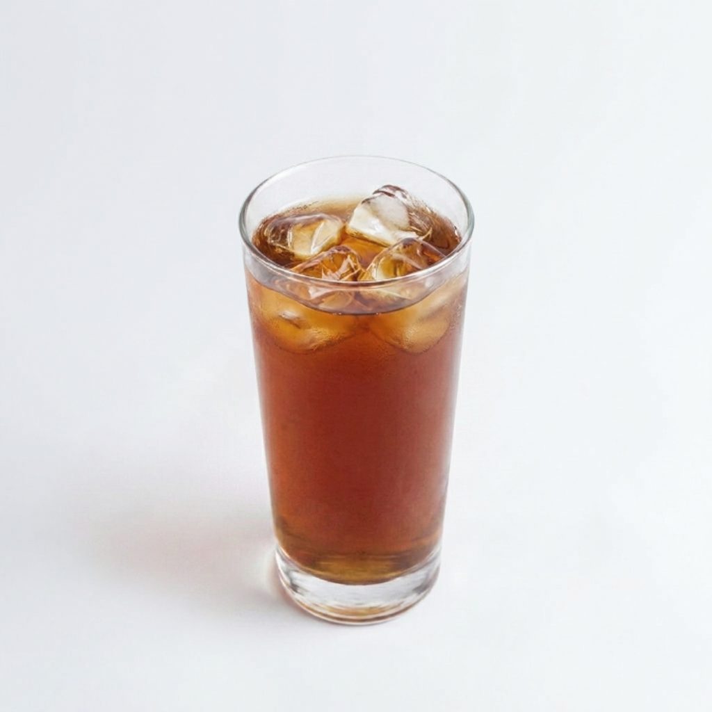 Raspberry Peach Fireweed Iced Tea.