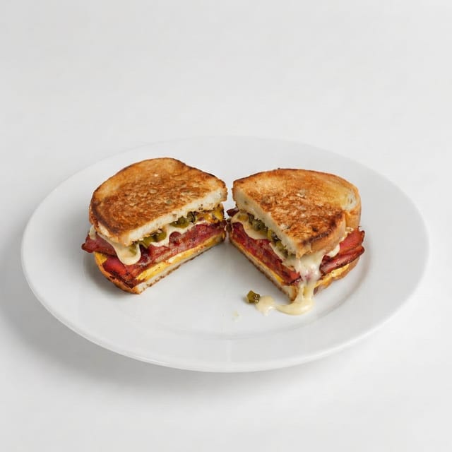 Reuben Grilled Cheese Sandwich.