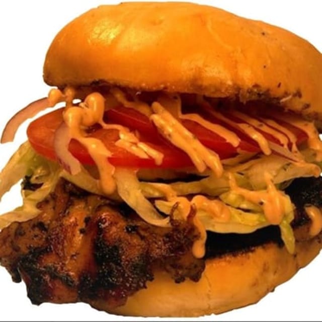 Huli Huli Chicken Grilled Burger.