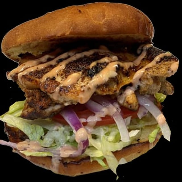 Blackened Chicken Burger.