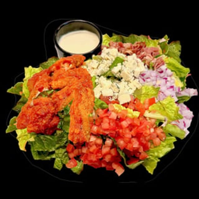 Buffalo Blue Salad.