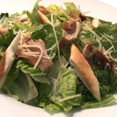 House Chicken Caesar Salad.