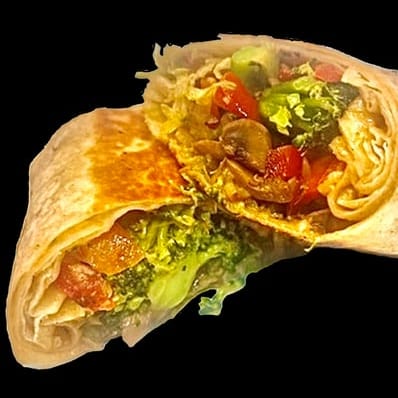 Veggie Wrap Sandwich.