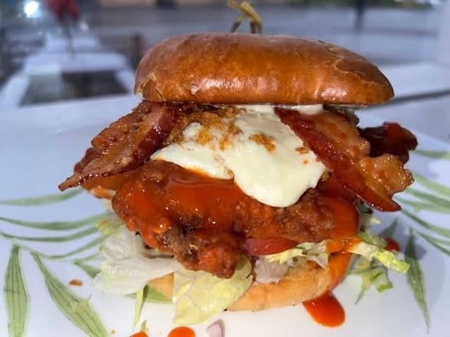 Buffalo Chicken Burger.
